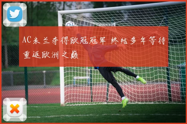 AC米兰夺得欧冠冠军 终结多年等待重返欧洲之巅